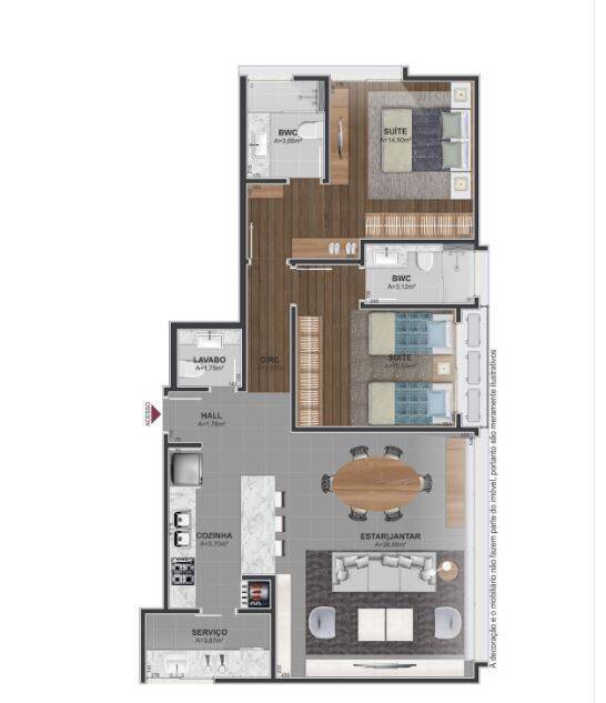 Apartamento à venda com 2 quartos, 85m² - Foto 18