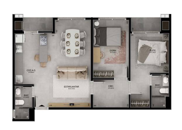 Apartamento à venda com 2 quartos, 80m² - Foto 19